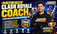 coach your team as a pro clash royale player game