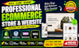 build shopify store design clone revamp wordpress wix woocommerce website