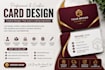 do unique and modern business card design
