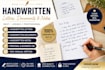 write handwritten letters, documents and notes professionaly