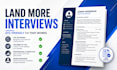 write a professional CV and cover letter