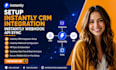 setup instantly crm integration instantly webhook apl sync
