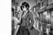 illustrate manga panels and comic book pages