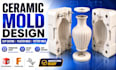 design ceramic slip casting mold plaster mold and pottery mold