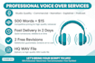 be your hindi female voice over artist for videos