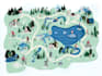 design a custom topographic contour map of any mountain