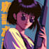 draw a retro 80s 90s anime illustration
