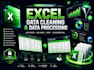 clean, format, merge, split excel data