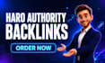 get quality backlinks with haro pitches and replies