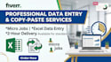 do fast micro data entry and copy paste work in 2 hours
