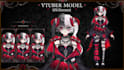 draw and rig 2d vtuber character, live2d model, v tuber rigging for vtube studio
