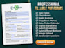 create professional fillable PDF form, editable interactive PDF, document design