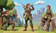 model 3d low poly game assets and animated characters in blender