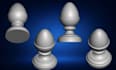 create 3d trophy and award designs with high quality rendering for 3d printing