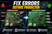 troubleshoot, debug and fix pcb circuit design problems