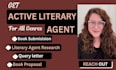 prepare your query packages, submit book to top literary agents