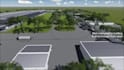 create realistic 3d factory layout industrial plant manufacturing animation