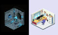 create isometric pixel art buildings, props, environments and game sprite