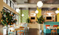 renew3d modern industrial restaurant,cafe render,bar shop,bistro interior design