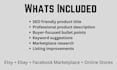 write SEO listings for you product descriptions
