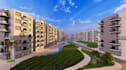 develop 3d residential compound, urban housing  complex, estate property render
