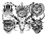 create a hebrew tattoo design template