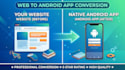build android app from your website with use fairbase admobe