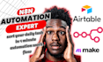 n8n CRM voice agent api integration automation io zoho zapier airtable workflow