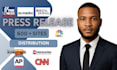 write and distribute compelling press release to targeted media outlets