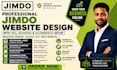 create a professional jimdo website design with SEO booking and ecommerce setup