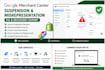 fix google merchant center suspension and misrepresentation