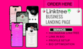 design linktree customize bio link instagram business account