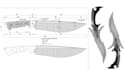 create a customized knife design and 3d knife model
