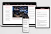 create pixel perfect responsive HTML CSS javascript website