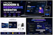 build a modern responsive website using HTML CSS javascript