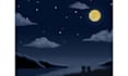 create pixel art scene background and illustration