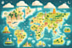 create a event map vector festival maps illustrations