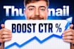 create high CTR youtube thumbnails and titles