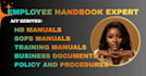 write UK employee handbook and HR documents