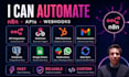 build n8n automation with apis and webhooks