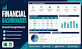 build a financial dashboard and cash flow tracker in excel or google shee