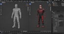create a 3d character model for games and animation