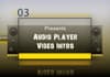 create this Audio Player like Video Intro