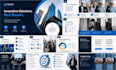 design a professional powerpoint presentation pitch deck and training slides