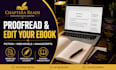 proofread and edit your fiction, ebook, or web novel