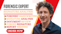 do forensic signature analysis handwriting comparison and verification