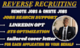 provide executive reverse recruiting and job search support