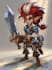 draw 2d game character illustration