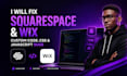 fix any squarespace and wix custom code, css and javascript bugs on your website