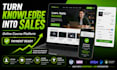 build an online course wordpress website with lms integration and student portal